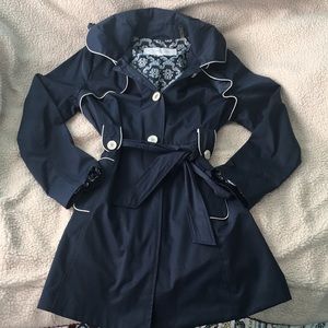 Navy Blue Jessica Simpson trench coat
